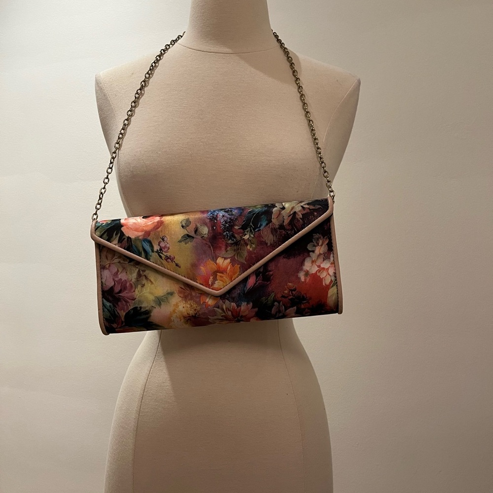 Aldo Multicolor Floral Clutch